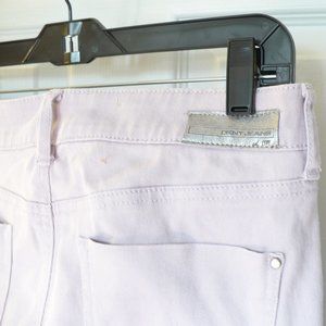 DKNY Jeans SOHO Skinny Lavender Denim Jeans Size 4 High Waist Classic 5 Pocket